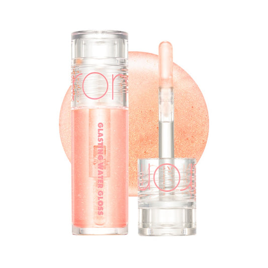 [Romand] Glasting Water Gloss Mini #05 Peach Sherbet & #06 Clear Jelly 2.2g