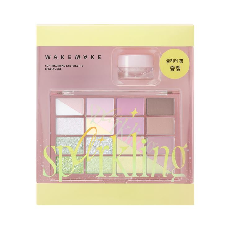 [WakeMake] Soft Blurring Eye Palette S/S 24'<Lime Sparkling>