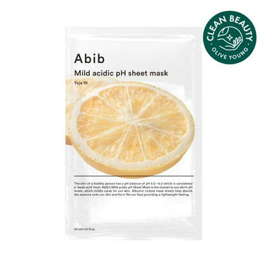 [Abib] Mild Acidic pH Sheet Mask Yuja Fit 1EA