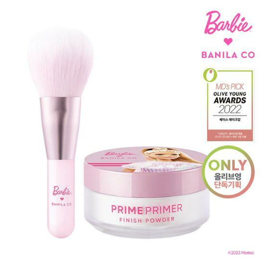 [Banila Co] Prime Primer Finish Powder 12g + Brush x Barbie