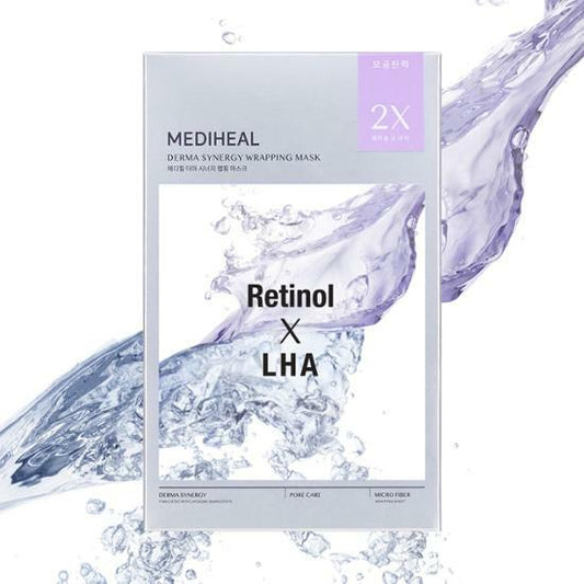 [Mediheal] Derma Synergy Wrapping Mask Blemish Care - Retinol x LHA 4EA
