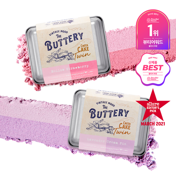 [Skinfood] Buttery Cheek Cake Twin 9.5g
