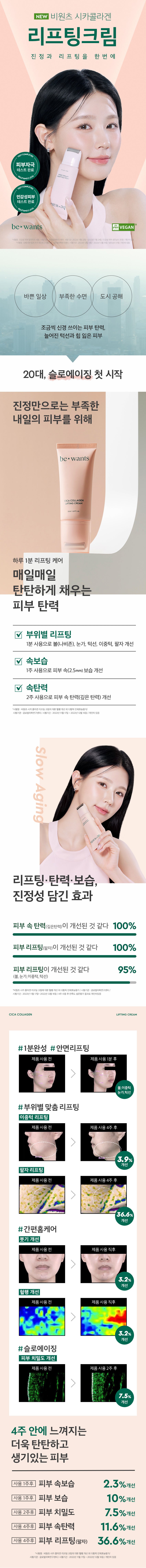[Be Wants] Cica Collagen Lifting Cream Gua Sha 50ml