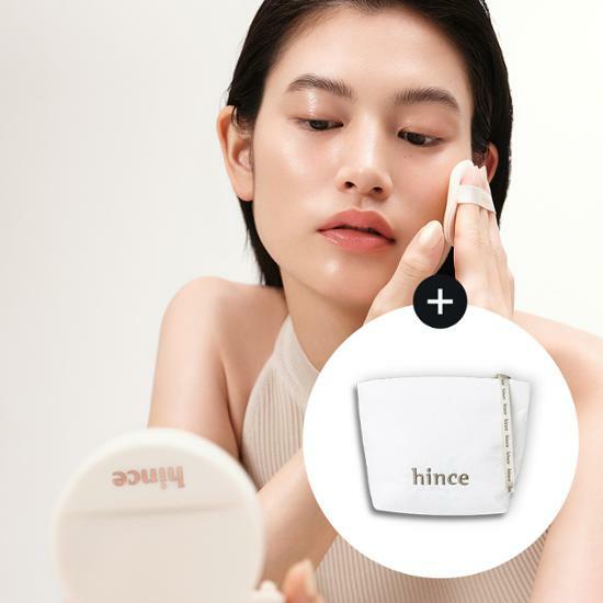 [Hince] Second Skin Glow Cushion + Pouch (April Olive Young Deal)